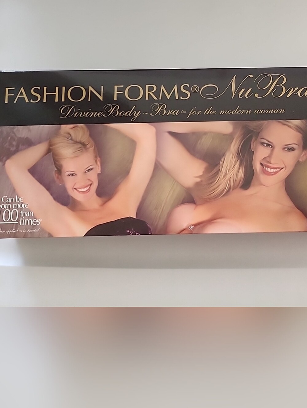 NuBra Fashion Forms Nude & Black Adhesive Body Bra Set